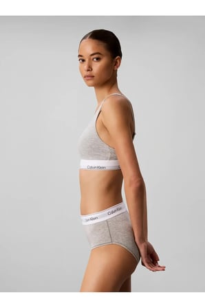 HIGH WAIST HIPSTER, P7A Gri Kadın Külot
