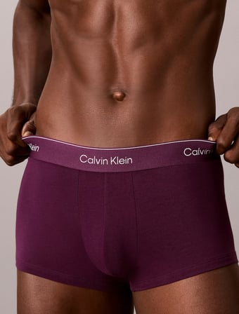 CALVIN KLEIN Erkek Marka Logolu Günlük Kullanıma Uygun MOR Boxer LV00NB4390 4MM