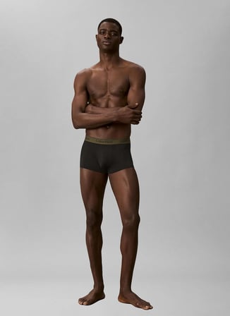 Calvin Klein Siyah Erkek Boxer LV00NB4409HUE_LOW RISE TRUNK 3PK