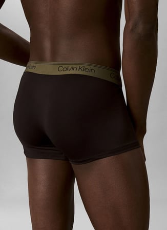 Calvin Klein Siyah Erkek Boxer LV00NB4409HUE_LOW RISE TRUNK 3PK