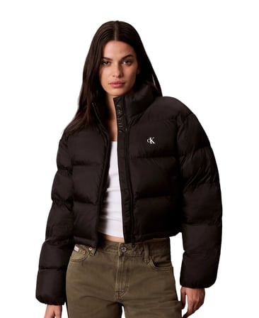 CALVIN KLEIN Kadın Marka Logolu Günlük Kullanıma Uygun SİYAH Mont LV047H503G UB1