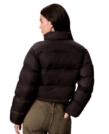 CALVIN KLEIN Kadın Marka Logolu Günlük Kullanıma Uygun SİYAH Mont LV047H503G UB1