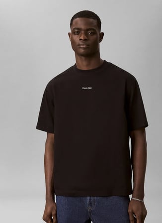 Calvin Klein Jeans T-Shirt, L, Siyah
