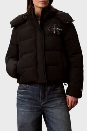 CALVIN KLEIN Kadın Marka Logolu Günlük Kullanıma Uygun SİYAH Mont LV047H506G UB1
