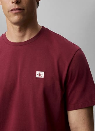 Calvin Klein Jeans T-Shirt, L, Kırmızı
