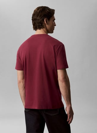 Calvin Klein Jeans T-Shirt, L, Kırmızı