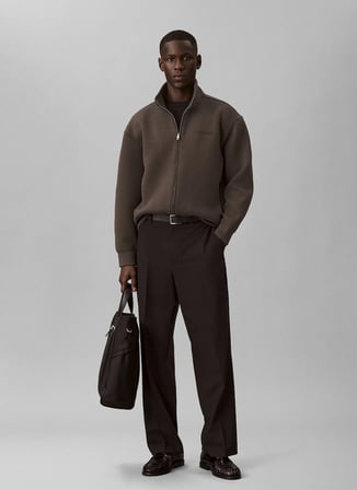 Calvin Klein Sweatshirt, L, Haki