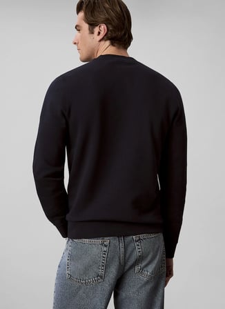 Calvin Klein Jeans Sweatshi, L, Lacivert