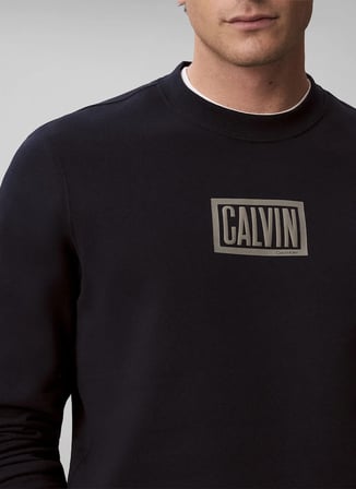 Calvin Klein Jeans Sweatshi, L, Lacivert