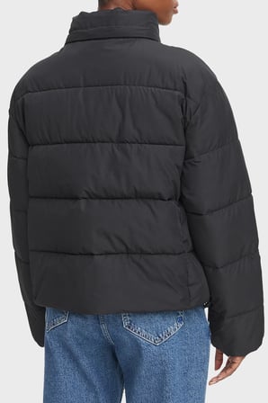 Calvin Klein Suya Dayanıklı Çıkarılabilir Kapüşonlu Şişme Mont LV047H504GUB1 Kadın MONT LV047H504G UB1 SİYAH
