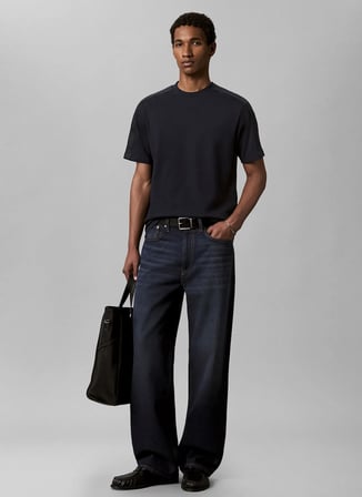 Calvin Klein Jeans T-Shirt, L, Mavi