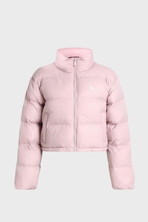 Calvin Klein Kapitoneli Su İtici Dik Yaka Şişme Mont LV047H503GXPF Kadın MONT LV047H503G XPF PUDRA