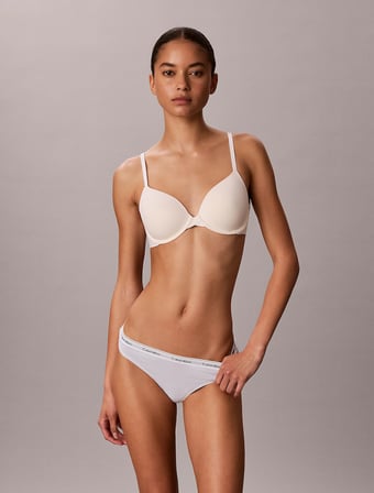 CALVIN KLEIN Kadın Marka Logolu Günlük Kullanıma Uygun Mavi Külot LV00QD5209 GG2
