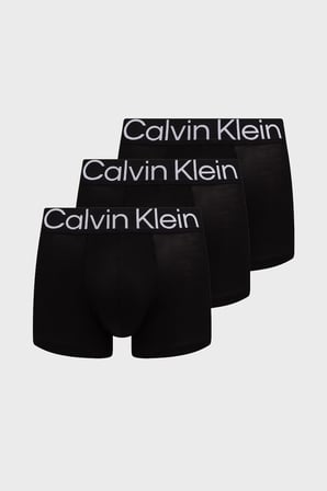 Calvin Klein Logolu 3 Pack Boxer LV00NB4651UB1 Erkek BOXER LV00NB4651 UB1 SİYAH