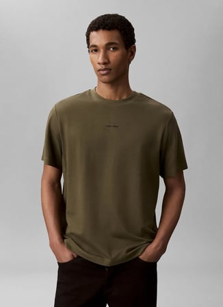 Calvin Klein T-Shirt, L, Haki