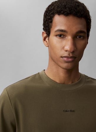 Calvin Klein T-Shirt, L, Haki