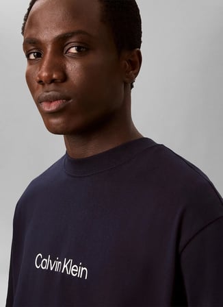Calvin Klein T-Shirt, L, Lacivert