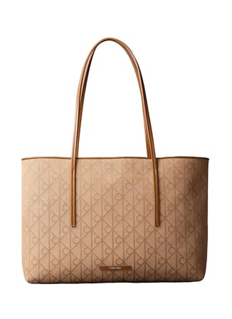 Calvin Klein Tote Çanta, Standart, Bej
