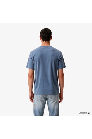 Classic Monogram Erkek Mavi T-Shirt