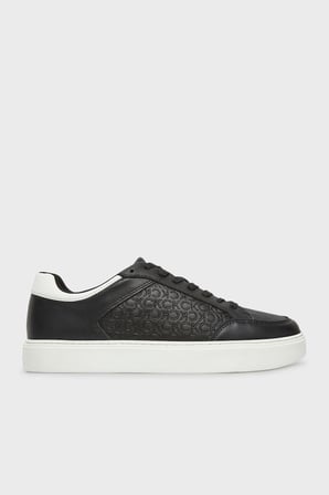 CALVIN KLEIN Erkek Marka Logolu Günlük Kullanıma Uygun Siyah-Beyaz Sneaker HM0HM02469 0GM