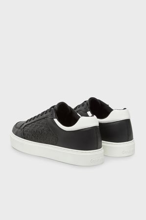 CALVIN KLEIN Erkek Marka Logolu Günlük Kullanıma Uygun Siyah-Beyaz Sneaker HM0HM02469 0GM