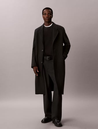 CALVIN KLEIN Erkek Marka Logolu Günlük Kullanıma Uygun SİYAH Kazak LV04RH325G UB1