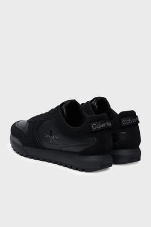 Calvin Klein Süet Detaylı Sneaker Ayakkabı YM0YM014610GJ Erkek AYAKKABI YM0YM01461 0GJ SİYAH