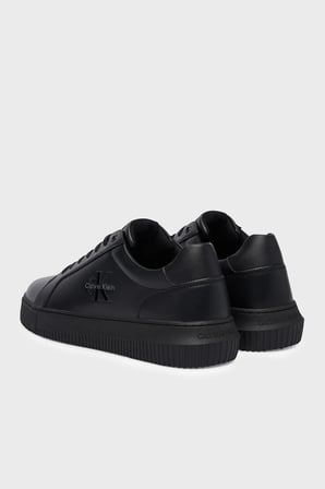 Calvin Klein Logolu Deri Sneaker Ayakkabı YM0YM013170GT Erkek AYAKKABI YM0YM01317 0GT SİYAH
