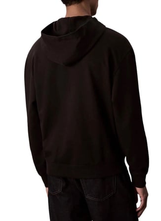 Calvin Klein Siyah Erkek Kapüşonlu Sweatshirt LV04RG277GUB1_LS EU STD LOGO 350TE