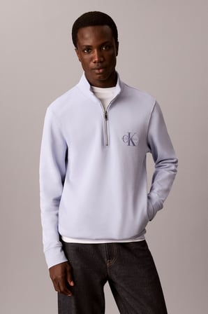 CL LS 350TERRY MCRO MNLG QTR ZIP