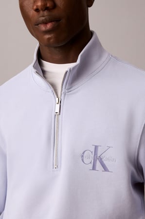 CL LS 350TERRY MCRO MNLG QTR ZIP