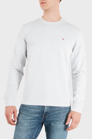 Calvin Klein Logolu Pamuklu Regular Fit Bisiklet Yaka Sweat LV04RG268GPSX Erkek SWEAT LV04RG268G PSX GRİ