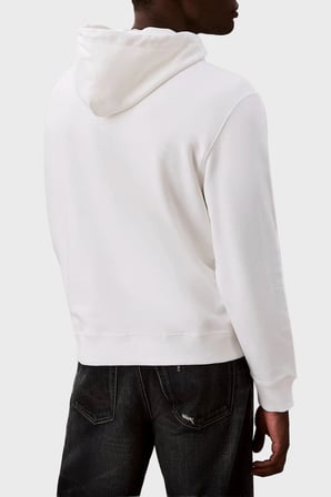 Calvin Klein Logolu Pamuklu Kapüşonlu Yaka Sweat LV04RG269GYAF Erkek SWEAT LV04RG269G YAF BEYAZ