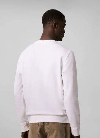 Calvin Klein Jeans Sweatshirt, L, Beyaz