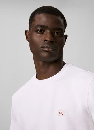 Calvin Klein Jeans Sweatshirt, L, Beyaz