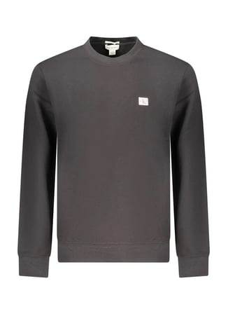 Calvin Klein Jeans Siyah Erkek Sweatshirt LV04RG268GUB1 CL LS 350TRRY WVN LB