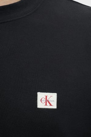 Calvin Klein Logolu Pamuklu Regular Fit  Bisiklet Yaka Sweat LV04RG268GUB1 Erkek SWEAT LV04RG268G UB1 SİYAH
