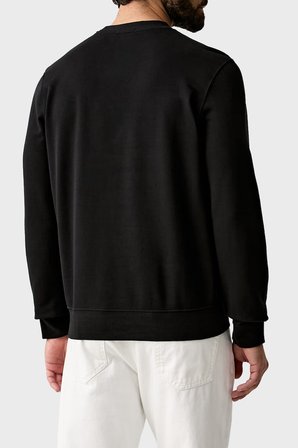 Calvin Klein % 100 Pamuk Logolu Regular Fit Bisiklet Yaka Sweat LV04RG274GUB1 Erkek SWEAT LV04RG274G UB1 SİYAH