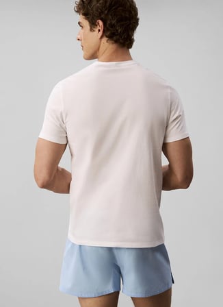 Calvin Klein Beyaz Erkek T-Shirt LV00NB4733100_S/S CREW NECK 3PK