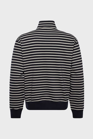 Calvin Klein Pamuklu Logolu Relaxed Fit Fermuarlı Dik Yaka Sweat LV04RG261GCEF Erkek SWEAT LV04RG261G CEF LACİVERT