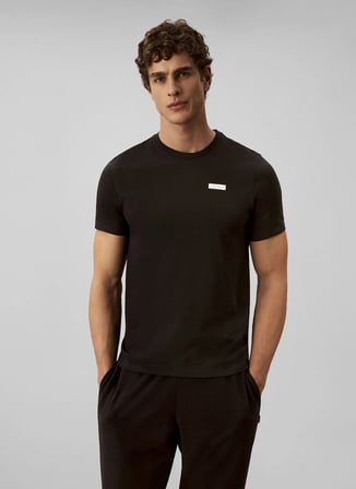 Calvin Klein Siyah Erkek Bisisklet Yaka T-Shirt LV00NB4733UB1_S/S CREW NECK 3PK