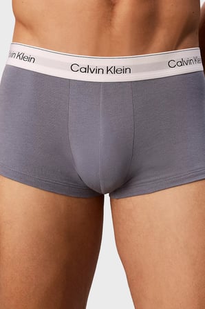 Calvin Klein Logolu Pamuklu 3 Pack Boxer Erkek BOXER LV00NB4847 X2V Mavi-Beyaz-Petrol