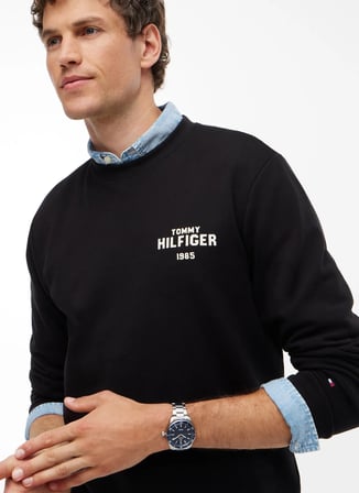 Tommy Hilfiger Sweatshirt, L, Siyah