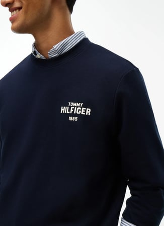Tommy Hilfiger Sweatshirt, L, Lacivert