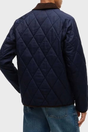 Tommy Hilfiger Kapitone Desenli Logolu Klasik Yaka Mont Erkek MONT MW0MW45195 DW5 LACİVERT