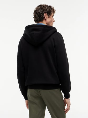 TOMMY HILFIGER Erkek Marka Logolu Günlük Kullanıma Uygun Siyah Sweatshirt MW0MW44931 BDS