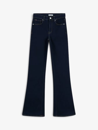 LUNA MID RISE FLARE ESSENTIAL Kadın Mavi Denim Pantolon - WW0WW52185