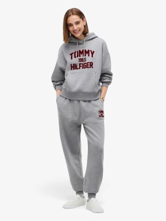 VARSITY FLOCK CUFF MR SWTPANTS Kadın Gri Eşofman Altı - WW0WW51627