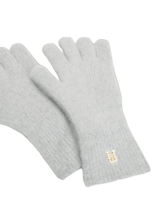 TH ELEVATED CHIC GLOVES Kadın Gri Atkı Bere Eldiven - AW0AW19132