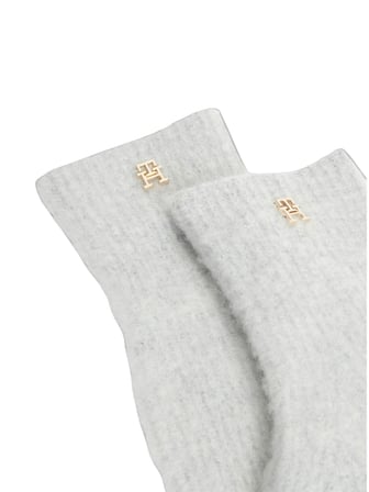 TH ELEVATED CHIC GLOVES Kadın Gri Atkı Bere Eldiven - AW0AW19132